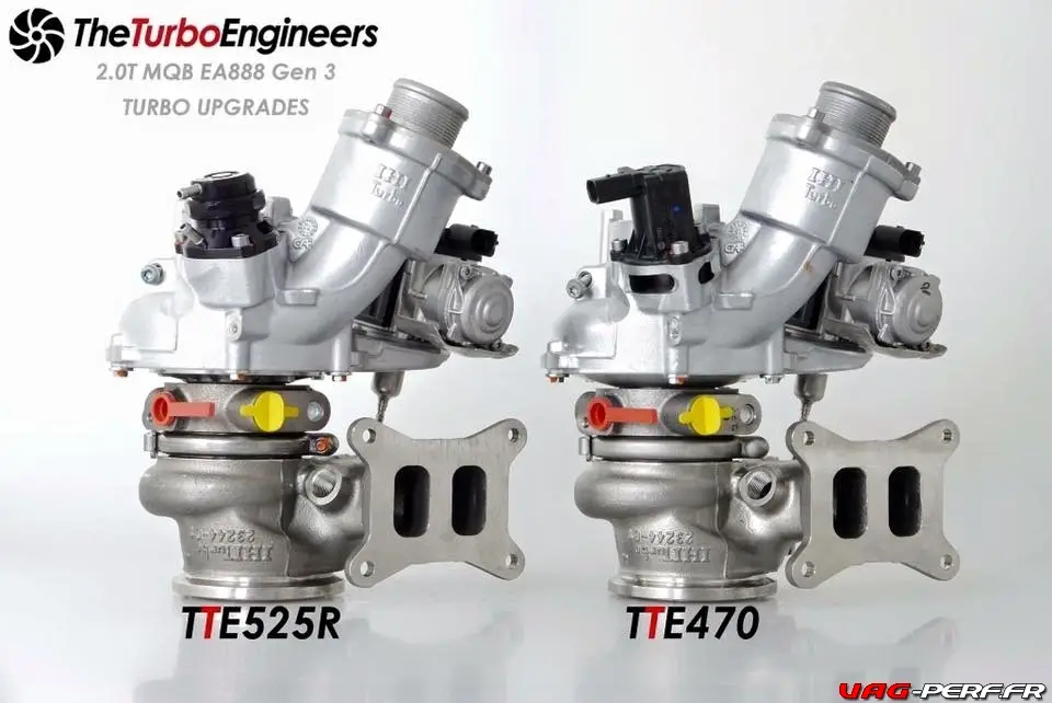 TTE turbos MQB TTE470 et TTE 525R Stage 3