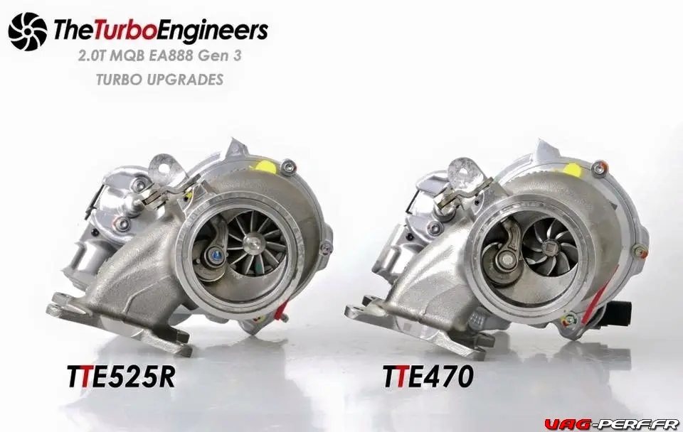 TTE turbos MQB TTE470 et TTE 525R TFSI