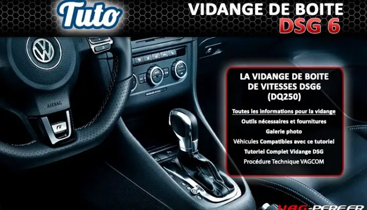 Outil de remplissage de boite DSG DQ250 VW Audi (remplace VAS6262)