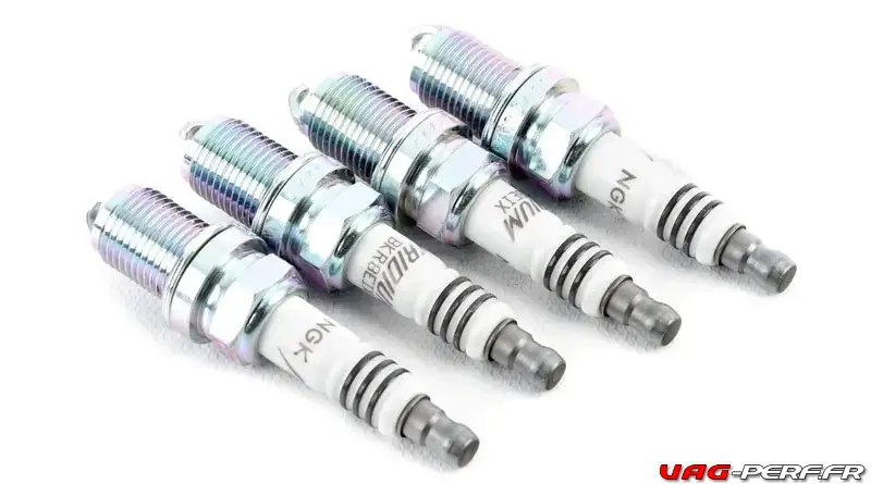 Bougies froides NGK BKR8EIX pour moteurs 2.0 TFSI EA113 Stage 2