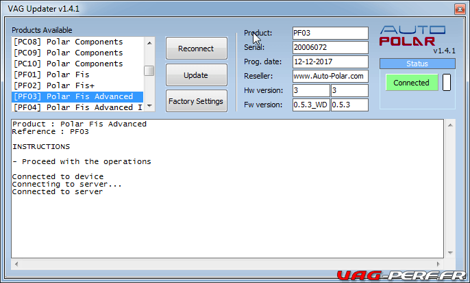 Tuto Mise à jour POLAR FIS Plus