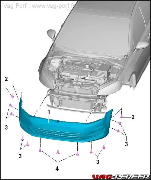 Comment changer : serrure de porte avant sur VW Golf 5 - Guide de  remplacement