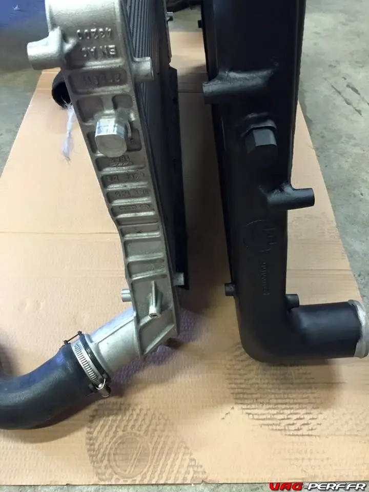 Comparatif Intercooler Audi S3 TFSI full aluminium vs Wagner VagPerf