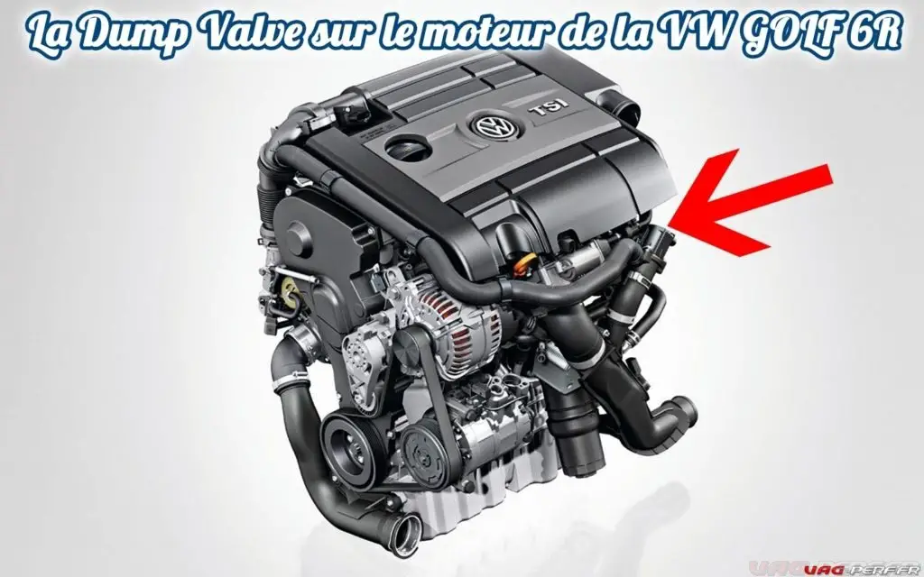 Localisation de la Dump Valve sur le moteur TFSI EA113 de la VW GOLF 6R, et Edition 35