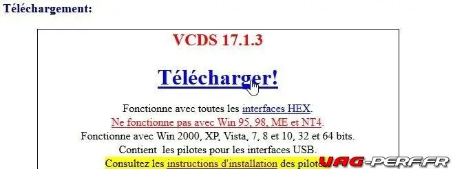 téléchargement VCDS dernière version