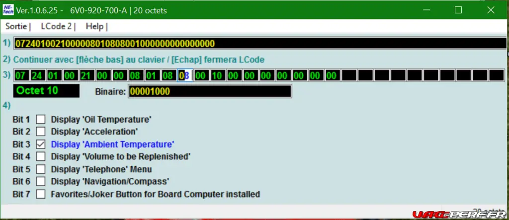 Oil Temperature VCDS VAGCOM MQB