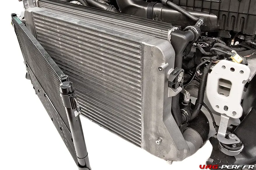 Installation d'un Intercooler gros volume sur une VW GOLF 2.0 TFSI (APR)