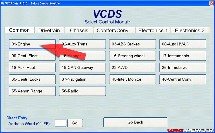Tutoriel VCDS ECU Box Code Révision VW AUDI