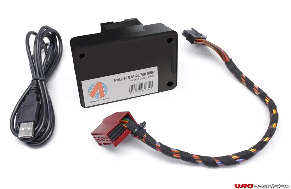 Le module POLARFis PF04 pour VAG : Golf / Jetta MK5/MK6/ et Audi A3 8P / TT TTS TTRS 8J