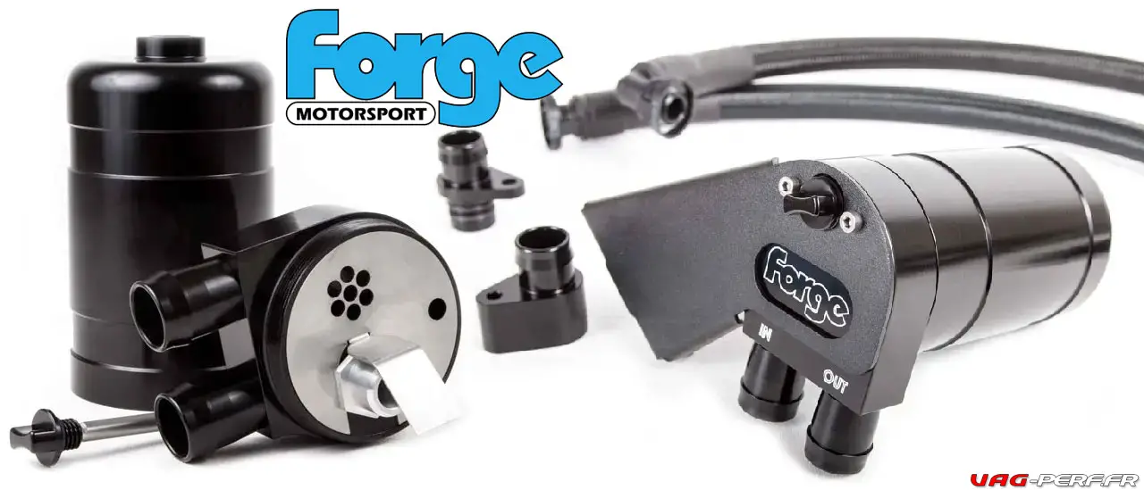 Forge Motorsport propose un Kit complet Oil Catch Can Kit pour Audi B9 A4 Quattro 2.0TFSI 