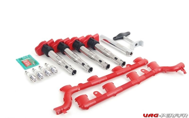 Le Kit Complet Bougies, Bobines, Harnes Cover et Outils pour l'entretien de votre moteur 2.0 TFSI