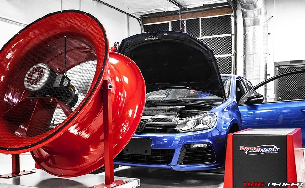 Une Golf 6R en reprogrammation moteur sur mesures