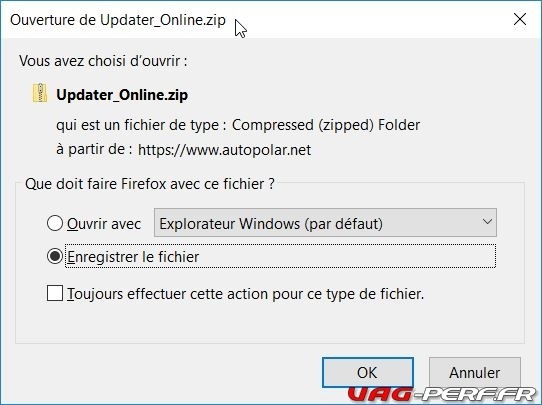 Téléchargez l'utilitaire de mise à jour des boîtiers POLARFIS pour PF03/PF04/PF05