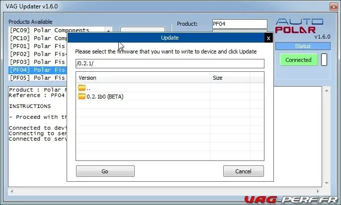 Tutoriel Mise à jour POLARFIS PF04 - Firmware BETA