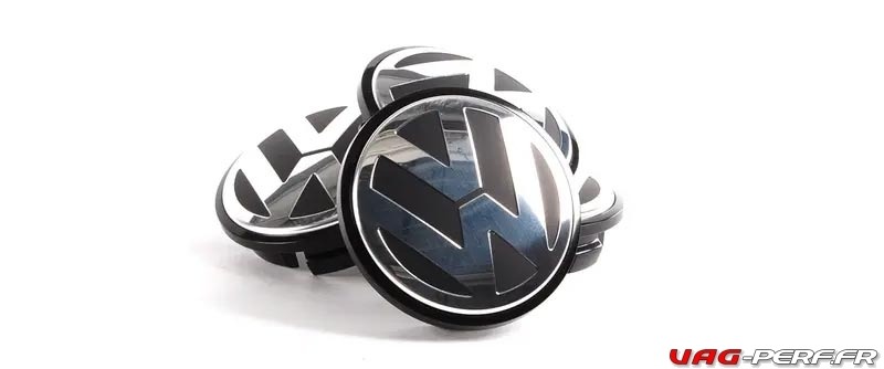 Pièce d'origine Volkswagen : Caches Centraux de roues pour jantes d'origine Volkswagen (Caches Moyeux)