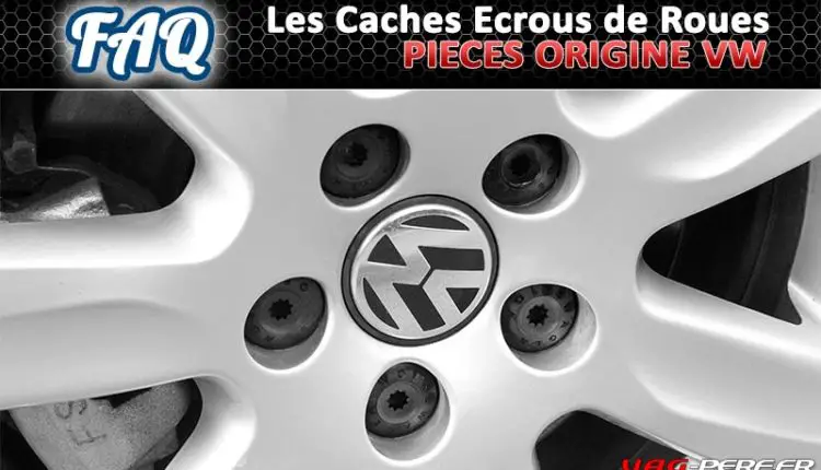 Noir Boulon de roue écrou Couvre GEN2 17 mm pour VW Tiguan allspace 17-18