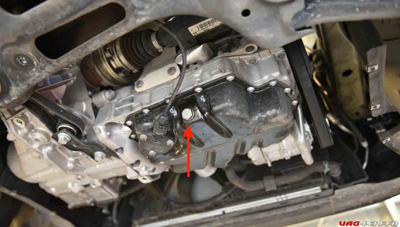 Vidanger l'Huile Moteur sur la VW GOLF 7 (5G) 1.2 et 1.4 TSI