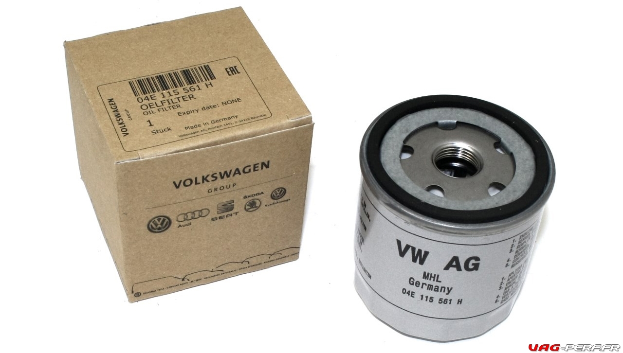 Le filtre à huile pour Vidange d'huile moteur sur VW MK7 Golf 1.2 / 1.4 TSI
