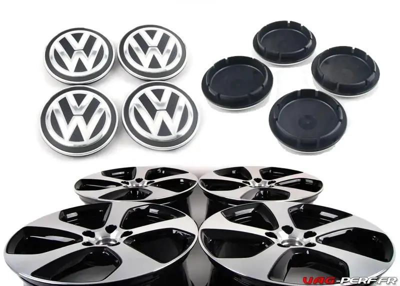 Bouchon cache ecrou boulon de roue fixation jante Volkswagen Audi