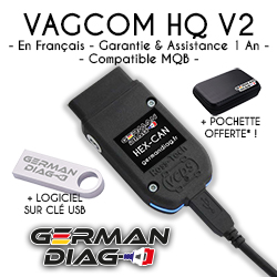 Câble VAGCOM HEX V2 COMPATIBLE MQB (VCDS 21.3.0) Garantie 1 an et assistance 