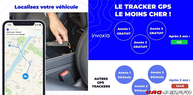 Tracker GPS CLASSIC Invoxia - Avec Abonnement Inclus - pour Voitures,  Motos, Vélos, Enfants - Alertes de Mouvement et d'Inclinaison - Jusqu'à 6  mois d'autonomie : : Autres
