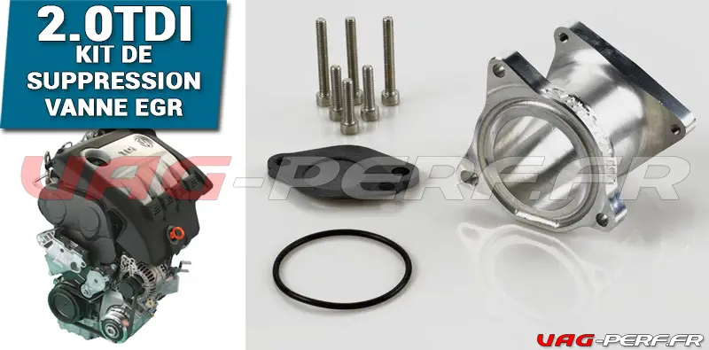 Kit de suppression Egr pour Golf Mk5 2.0tdi, également adapté à